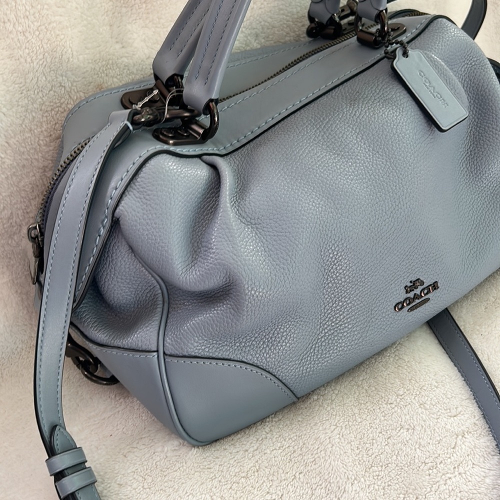 Coach Satchel.. Baby Blue